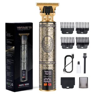 T60 LCD Display Hair Trimmer