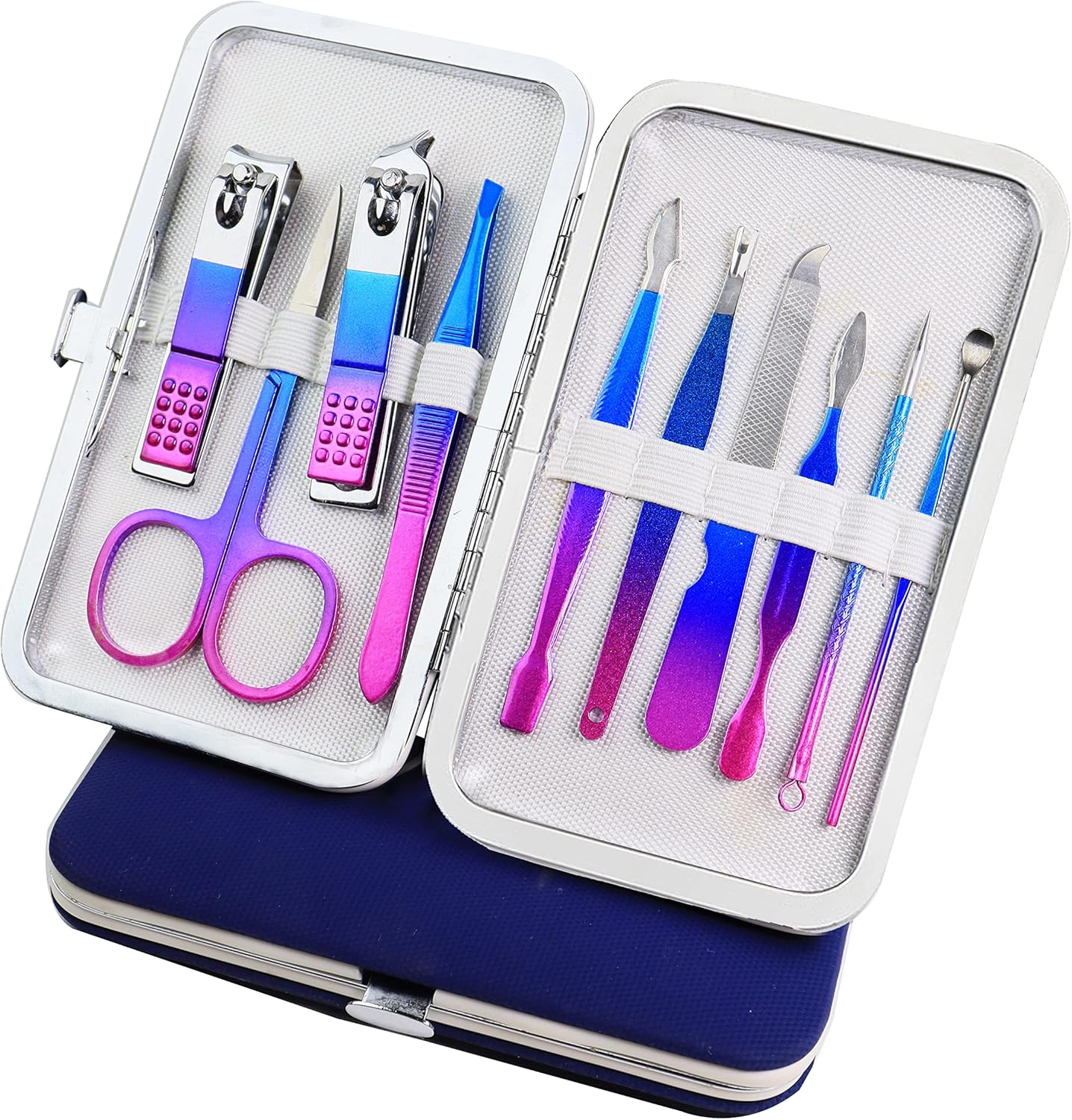 Dreambaby Set Manicure Bambino 10 Pezzi, Custodia Inclusa - Spazzolino, Forbici, Tagliaunghie, Pettine E Spazzola