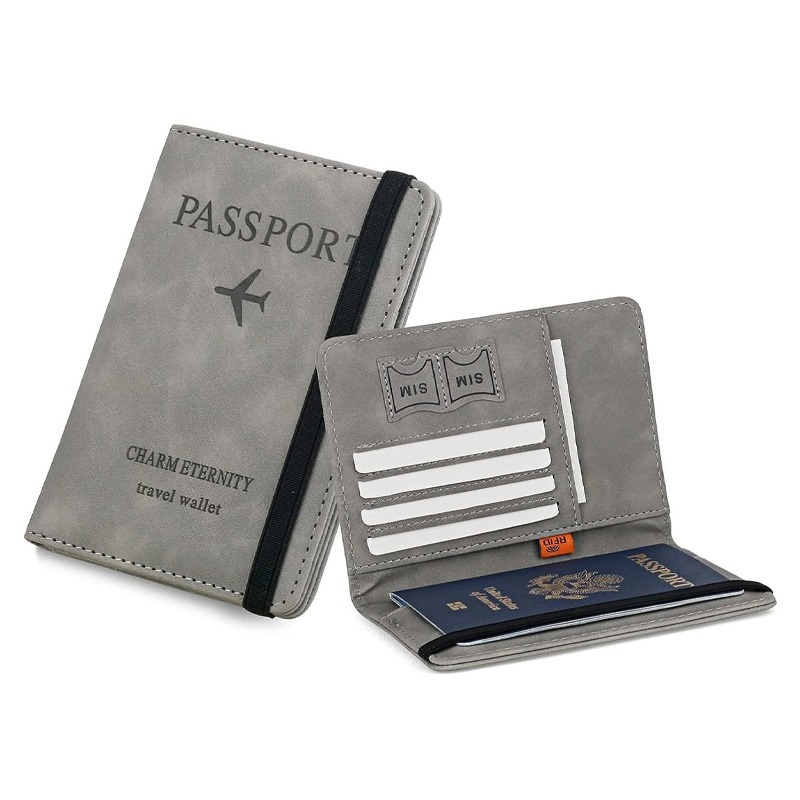PU Leather Travel Passport Cover